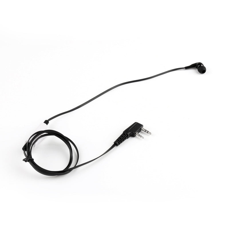 5x Headset Earpiece For Kenwood BAOFENG TYT LINTON UV-5R TG-UV2 Two Way Black