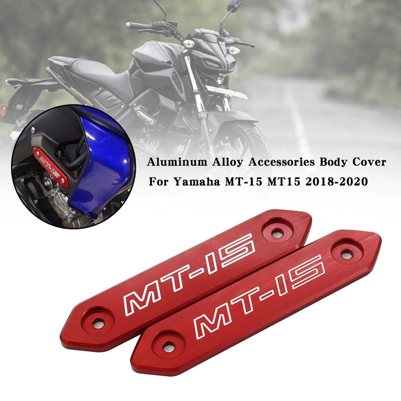 Accesorios de aleación de aluminio, cubierta de carrocería para Yamaha MT 15 MT-15 MT15 2018-2020 genérico