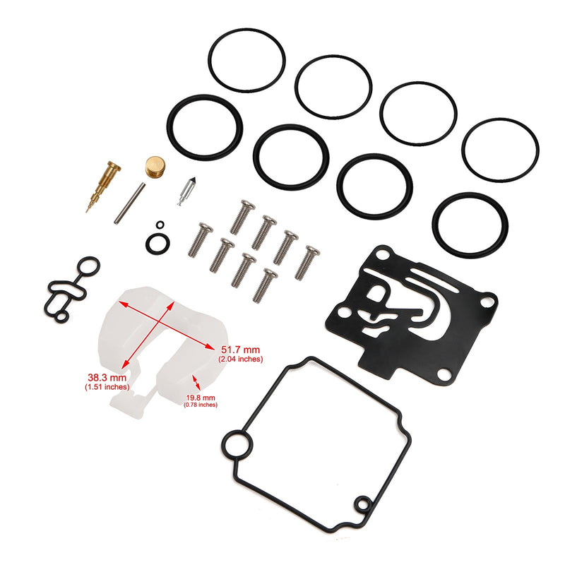 Kit de reconstrucción de carburador para Yamaha F50-T50hp 4 tiempos 01-04 62Y-W0093-11-00