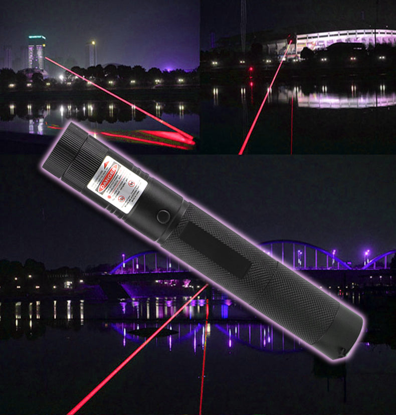 650nm Red Laser Pointer Pen Visible Beam Light Lazer + 18650 + Charger