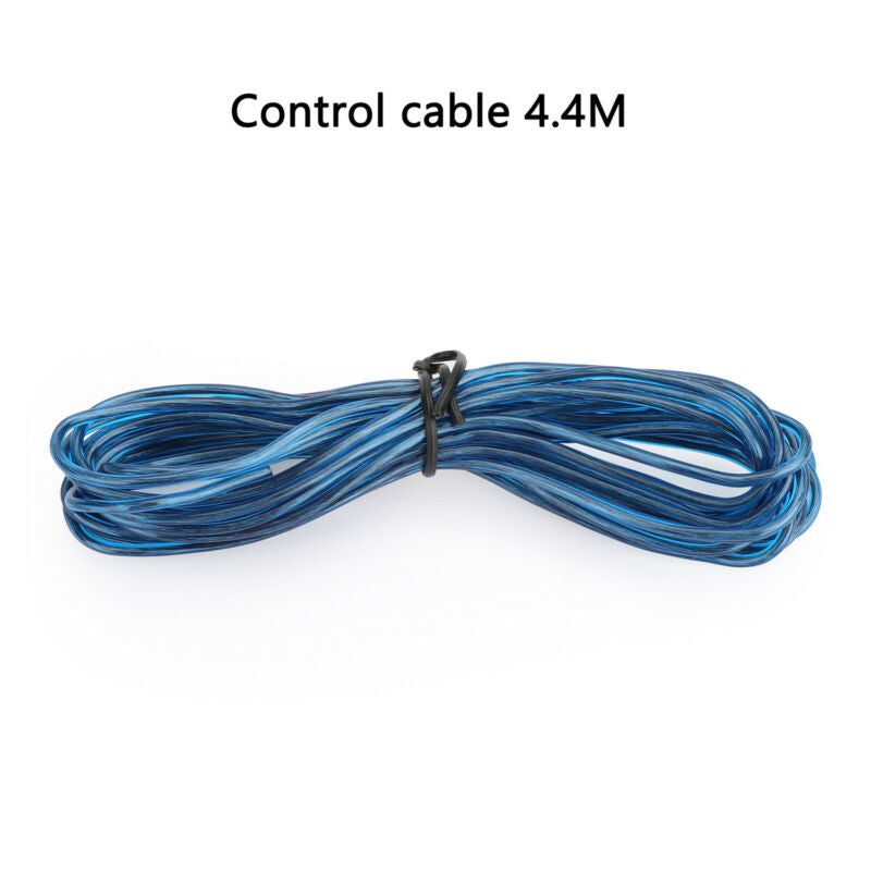 FUSIBLE Cableado 10 GAUGE 1500W Alambre Amp Sub Cable Amplificador de coche Kit de cableado Audio RCA