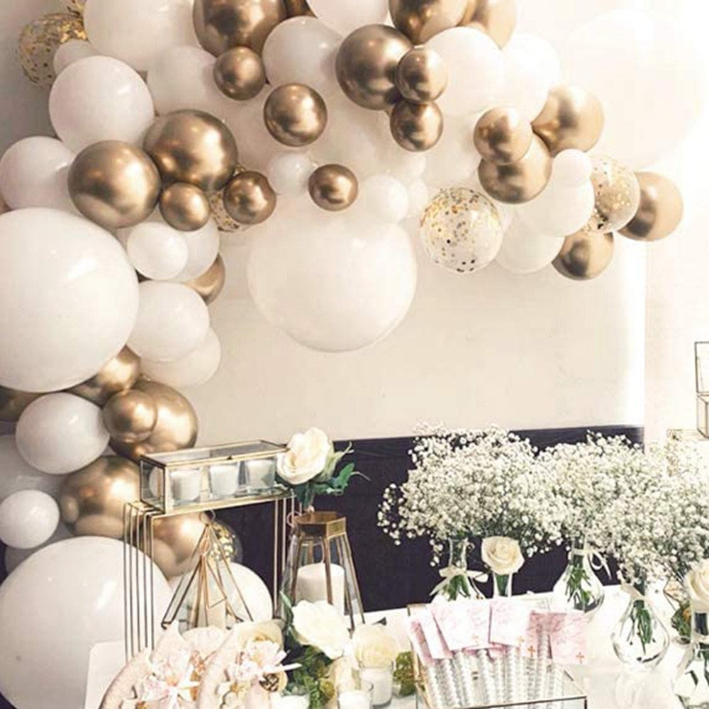 DIY Balloon Garland Kit Gold Confetti Latex Balloons Party Decoration