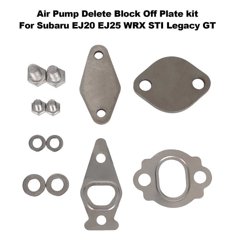 Subaru EJ20 EJ25 WRX STI Legacy GT Outback XT Forester XT Baja XT Air Pump Saab 9-2X Delete Block Off Plate kit