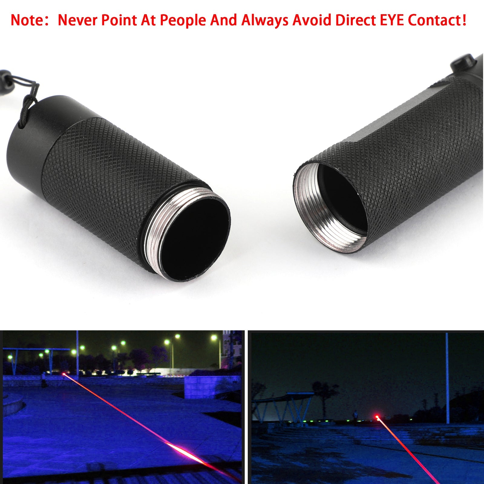 650nm Red Laser Pointer Pen Visible Beam Light Lazer + 18650 + Charger