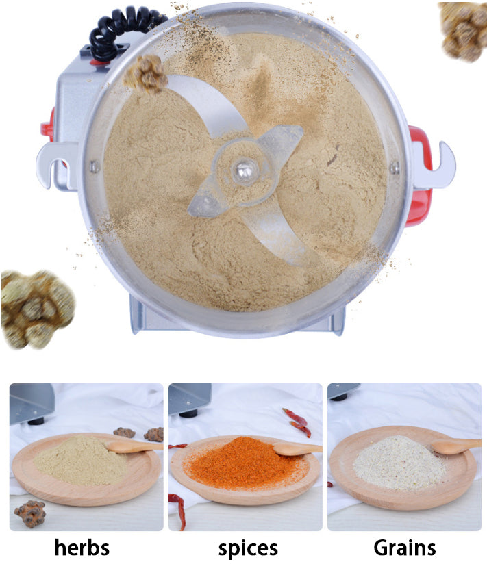 300g Herb Grain Grinder Electric Mill Cereal Machine-High Speed/Durable Life