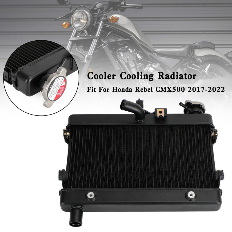 Enfriador de refrigeración del radiador Honda Rebel CM 500 CMX500 2017-2022