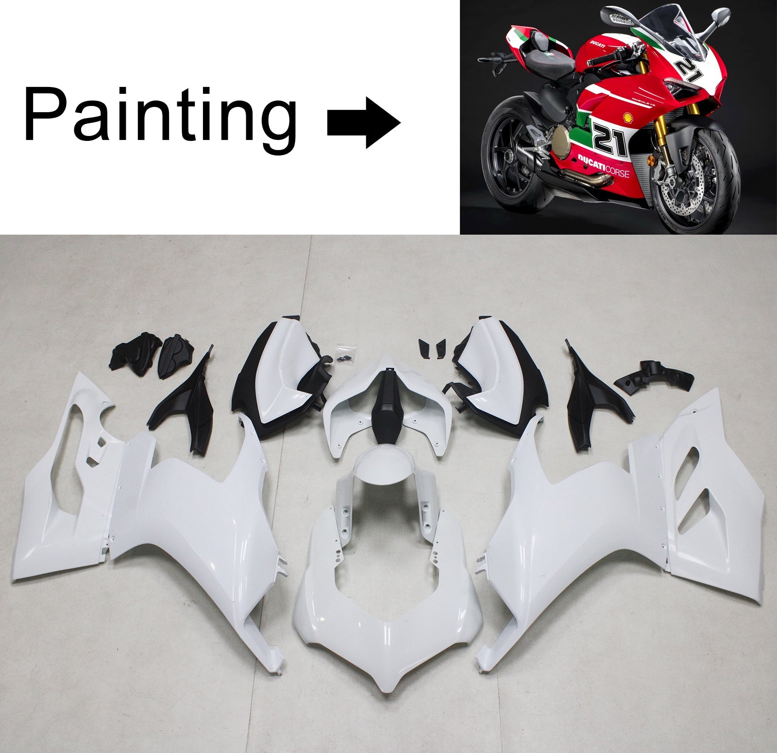 Ducati Panigale V2 2020-2024 Fairing Kit Bodywork