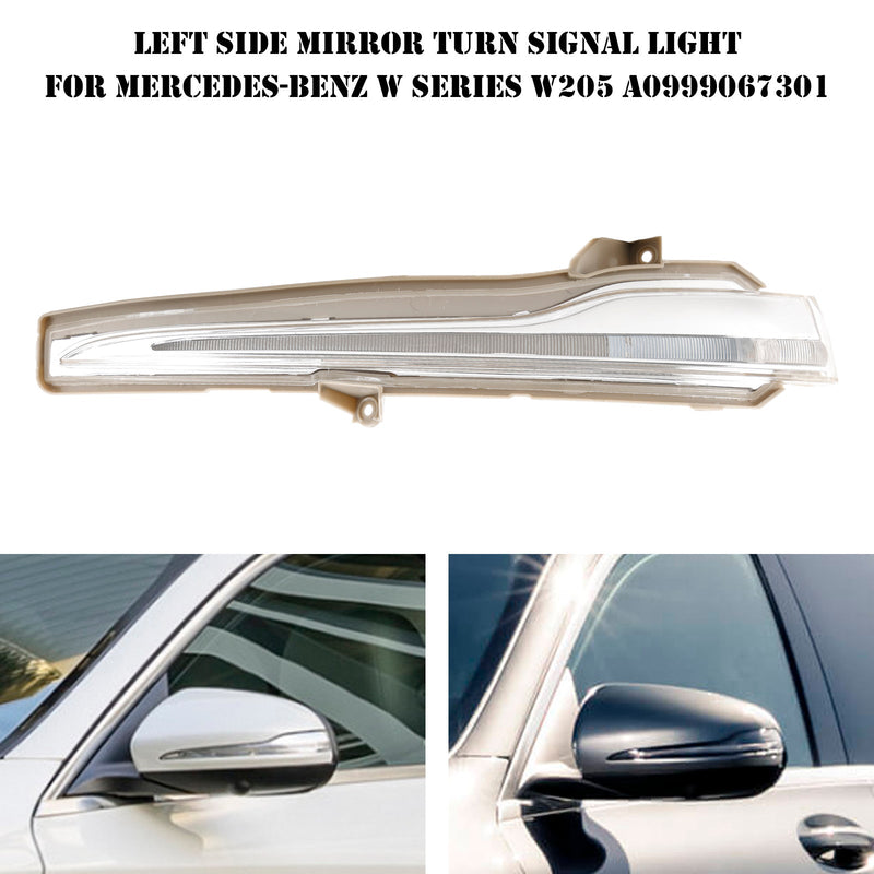 A0999067301 Luz de señal de giro de espejo lateral izquierdo para mercedes-Benz Serie W W205