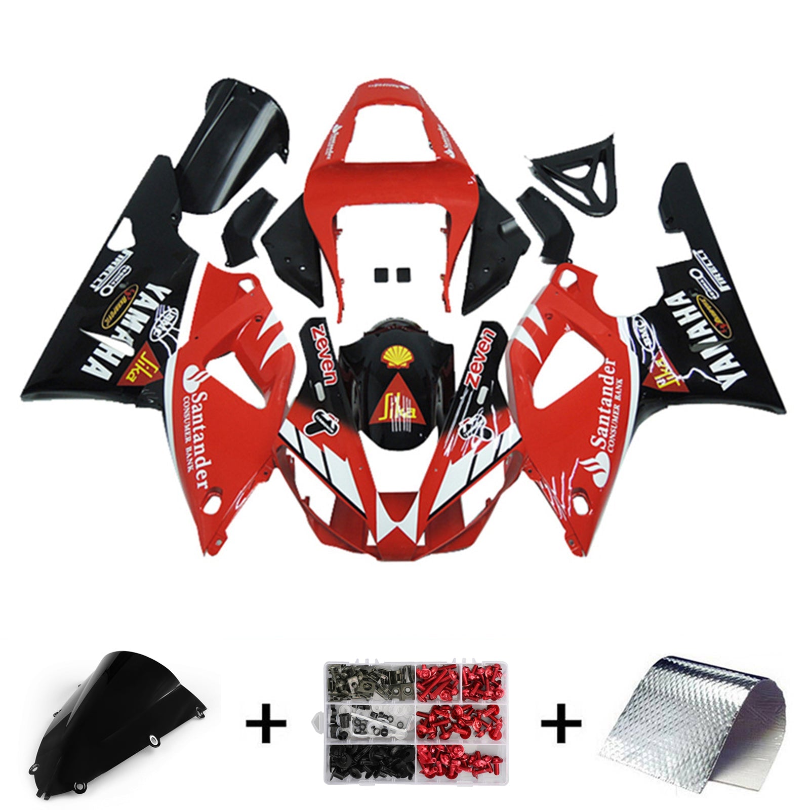 Yamaha YZF 1000 R1 1998-1999 Fairing Kit Bodywork Plastic ABS