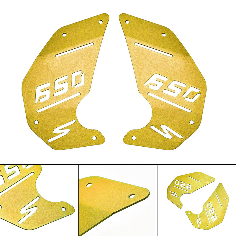 Engine Cover Plate Side Panel Gold For Kawasaki Vulcan S En650 Vn650 2015-2022 Cafe