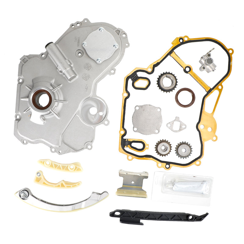 2011-2012 Chevrolet Malibl 2.4L Kit de cadena de distribución Bomba de aceite Kit de tapa de engranaje del actuador selenoide