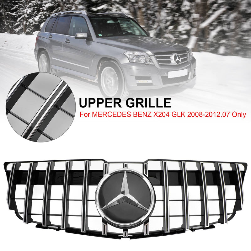 2008-2012 Mercedes-Benz GLK X204 Front Bumper Upper Grill Grille GT Style