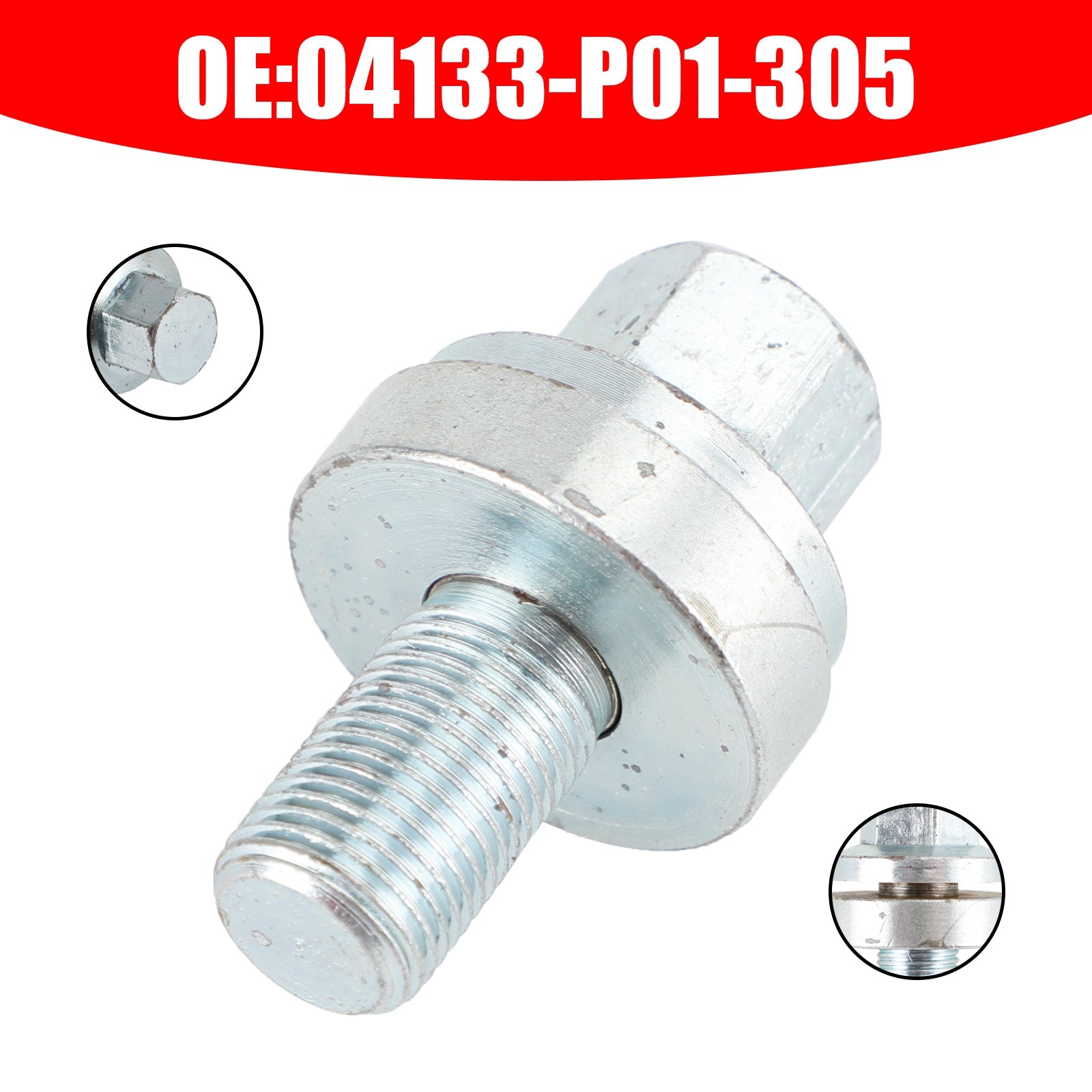 1988-2000 Honda Civic (Excludes Si Model) 04133-P01-305 Crank Pulley Bolt D16Z6 D16 D15 D16Y8 D Series