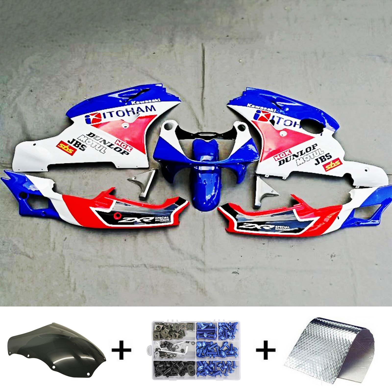 Kawasaki ZXR400 1992-1996 Fairing Kit Bodywork Plastic ABS