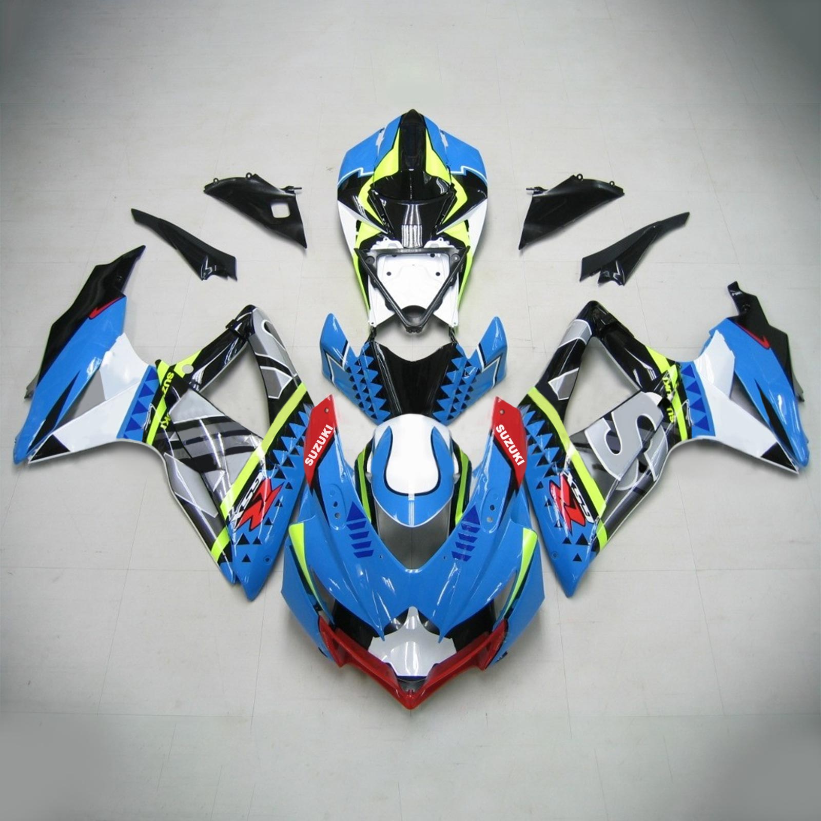 سوزوكي GSXR 600/750 2008-2010 الهدايا المجمعة هيكل السيارة البلاستيك ABS K8