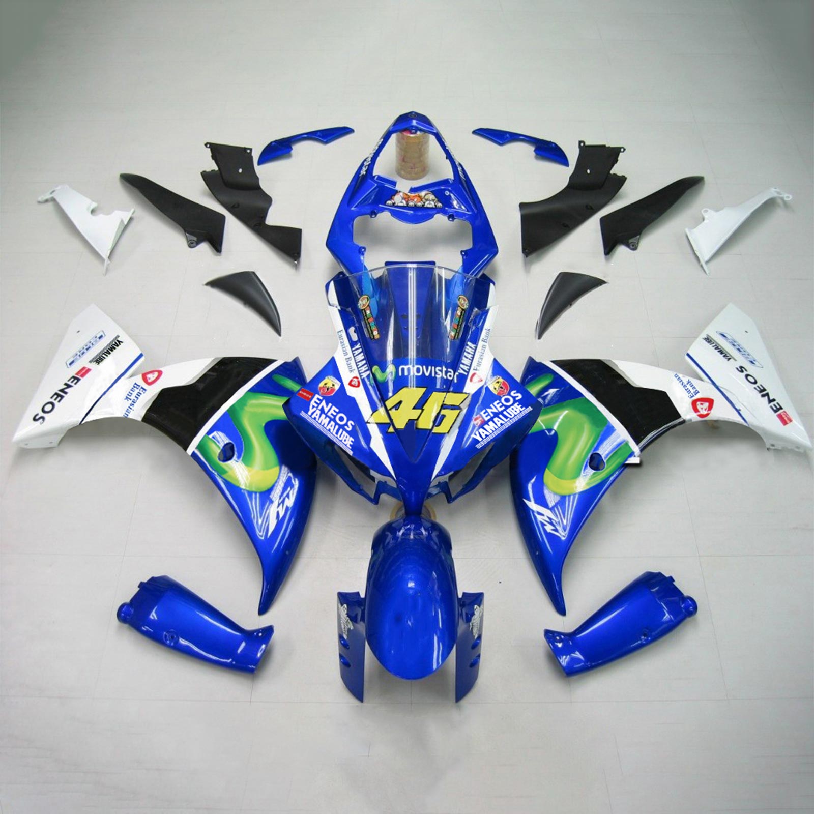 Kit Carenado Para Yamaha YZF 1000 R1 2009-2011 Genérico