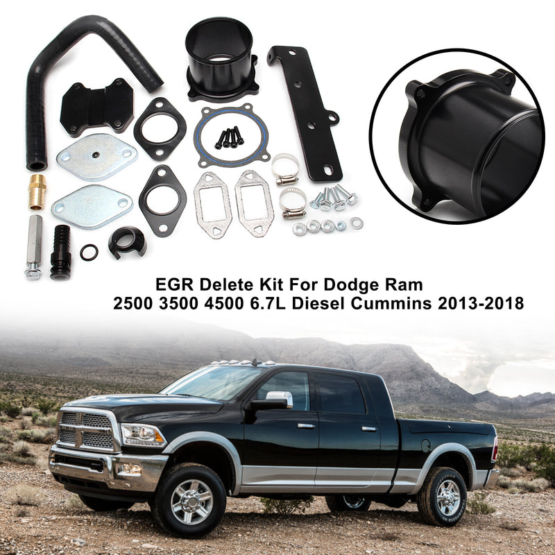2013-2018 Dodge Ram 2500 3500 4500 5500 6.7L Diesel Cummins EGR Kit de eliminación