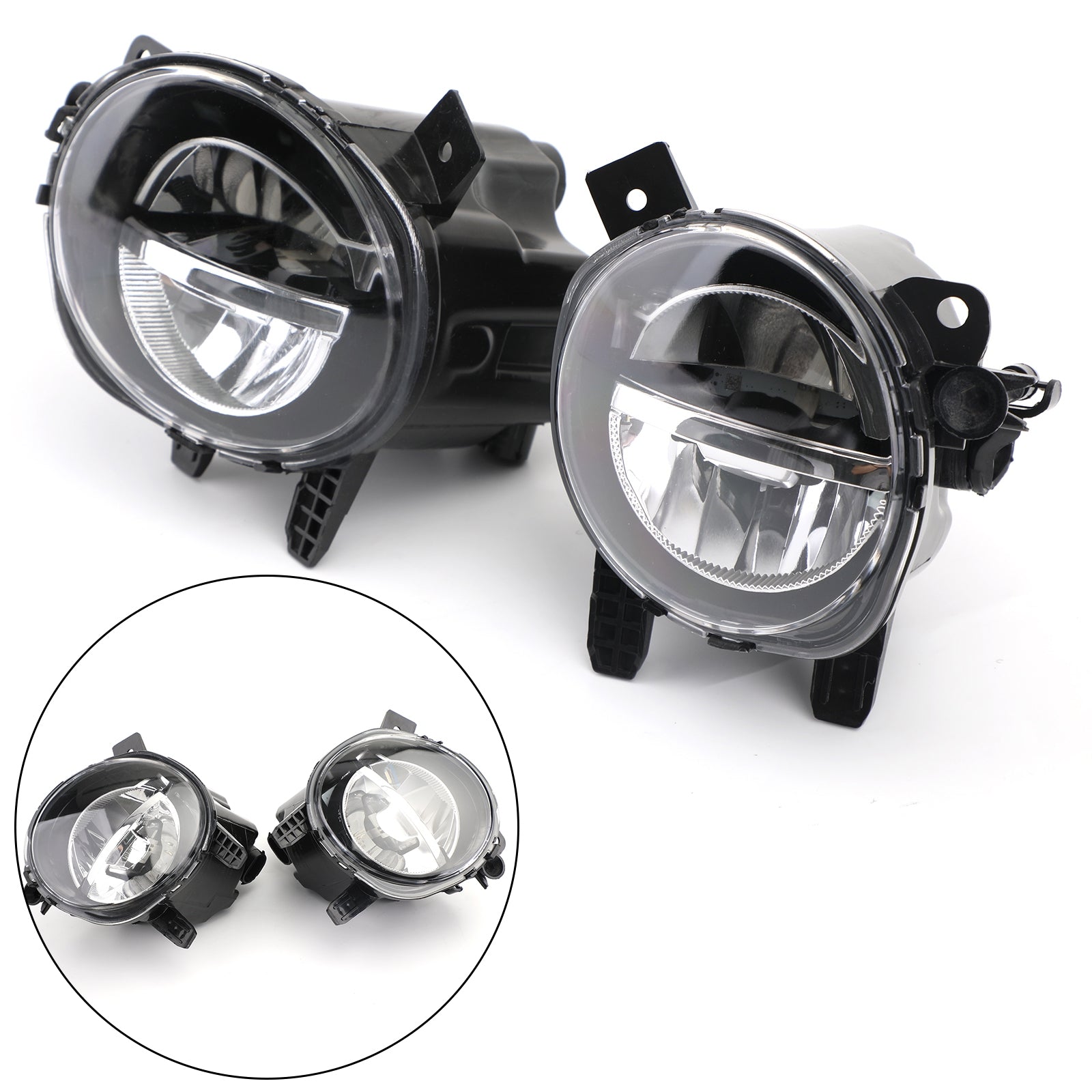 Pair LED Fog Lamp Light For BMW 3 Series F30 F35 2012 - 2018 63177315559 560 Generic