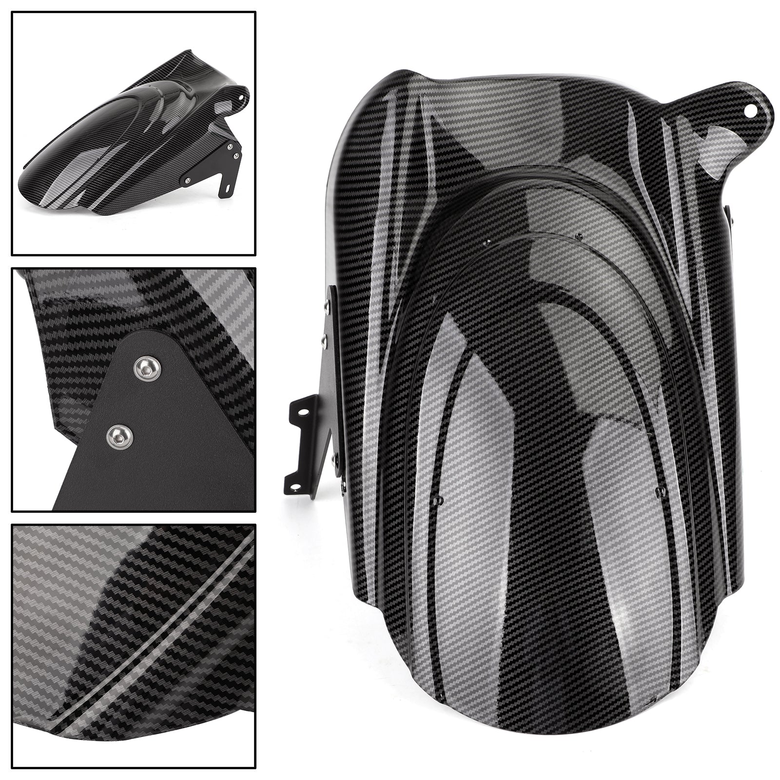 Rear Hugger Fender Mudguard for KAWASAKI VERSYS 650 KLE650 2015-2019 Carbon