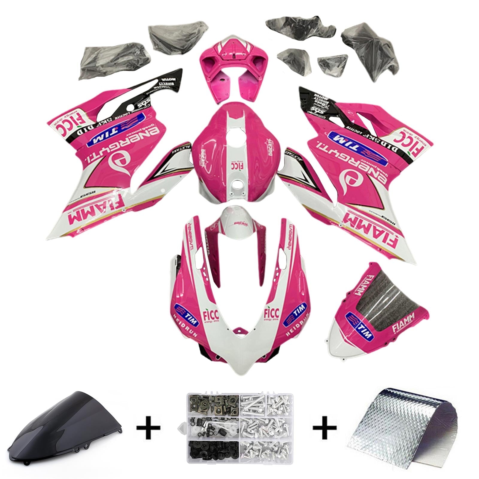 Ducati 1199 899 2012-2015 Kit Carenado Carrocería Plástico ABS