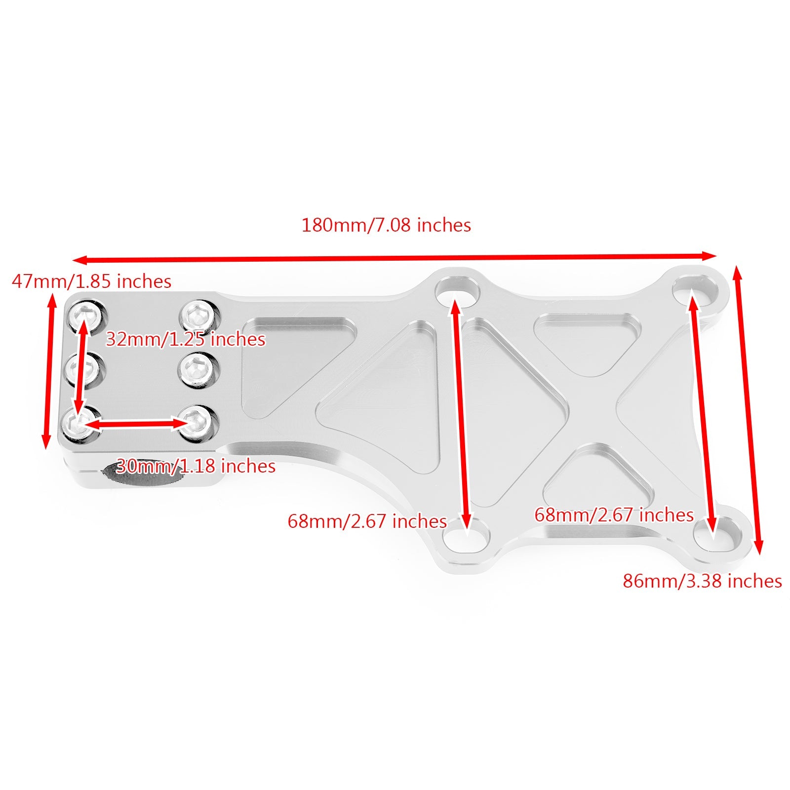 Engine Guard Bracket Fixed Fastening for Honda MSX125 MSX125SF Grom 2013-2019 Generic