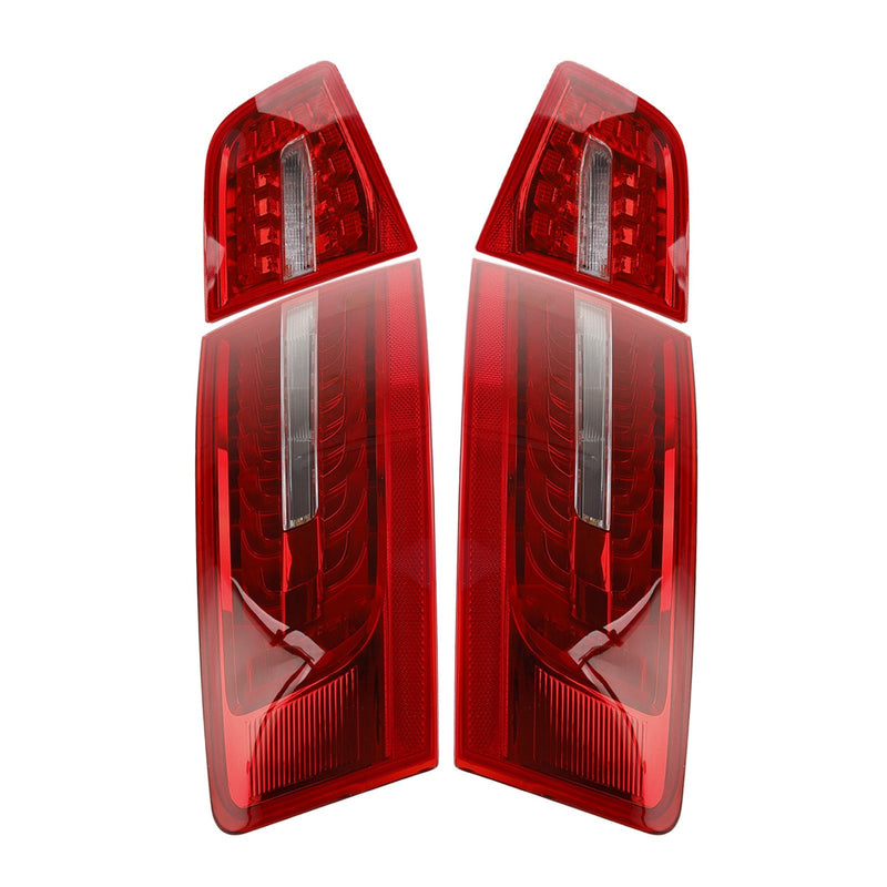 AUDI A6 C6 Sedan 2009-2011 4 piezas interior + exterior maletero LED lámpara de luz trasera