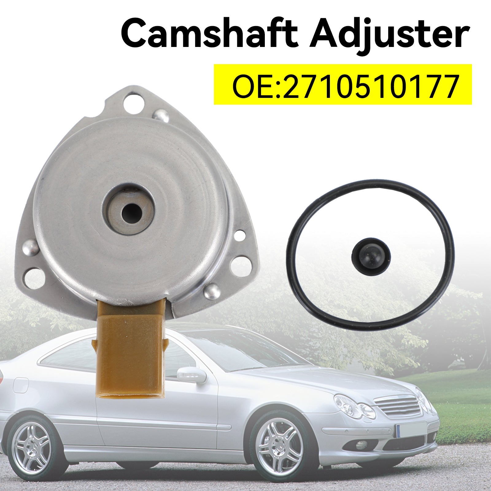 Camshaft Adjuster Magnet w/ Cover & Seal for Mercedes W203 C230 03-05 2710510177