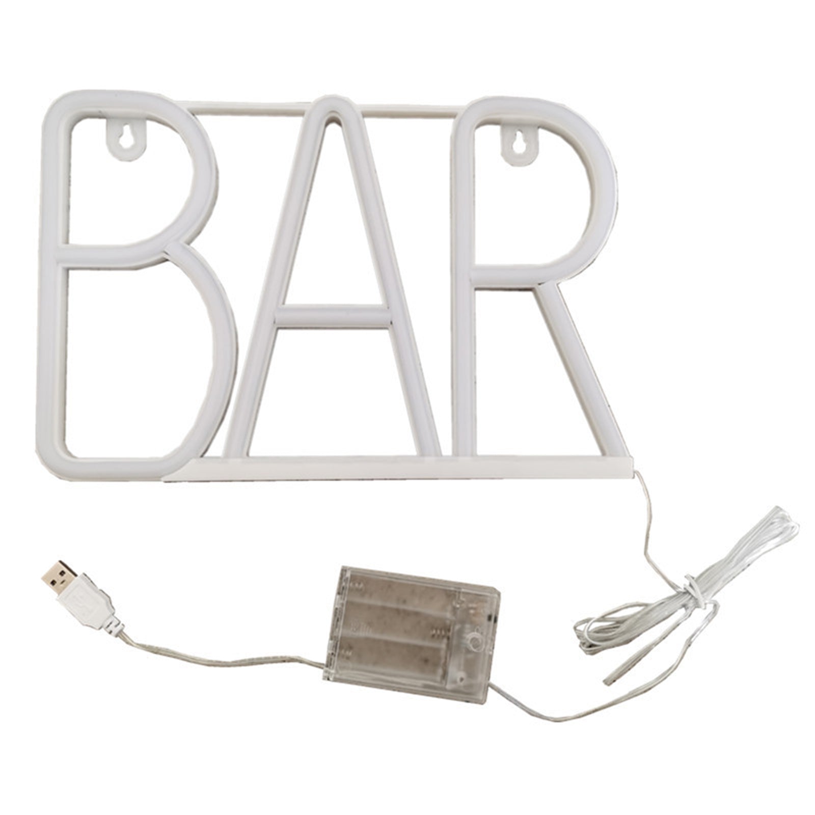 BAR LED Neon Sign Lights Bedside Night Light Lamp Kids Children Room USB Powered