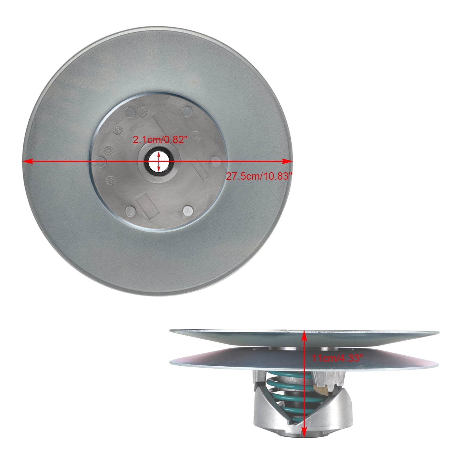 Embrague secundario de polea accionada por transeje AM140967 Fit John Deere Gator 4X2