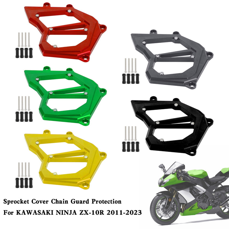 KAWASAKI Ninja ZX-10R ZX10R 2011-2023 Protector de cadena de la cubierta del piñón delantero
