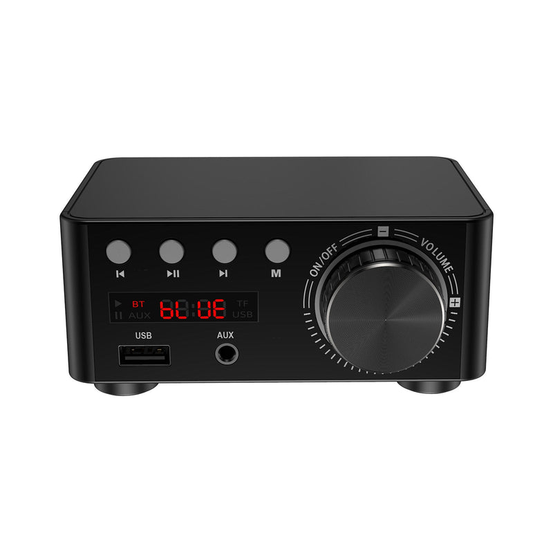HiFi Mini Bluetooth 5.0 Amplificador de sonido de potencia digital Receptor de audio estéreo USB