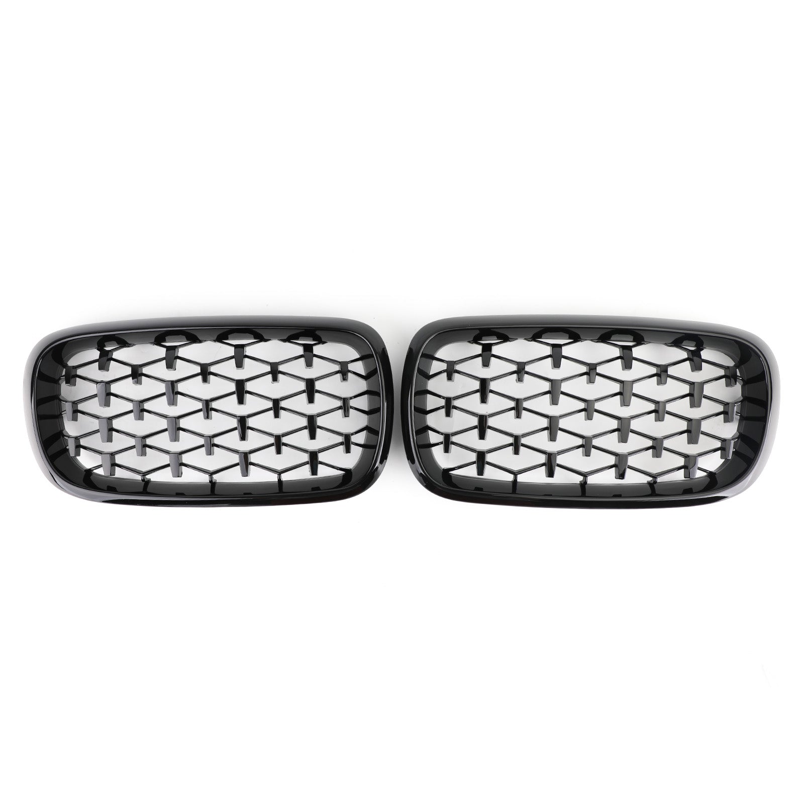 Meteor Front Kidney Grille Grill Fit 2014 - 2016 BMW X5 F15 Left & Right Black Generic