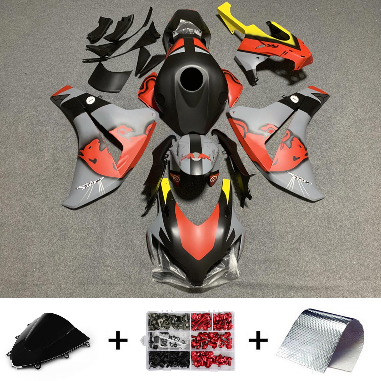 Honda CBR1000RR 2008-2011 Fairing Kit Bodywork Plastic ABS