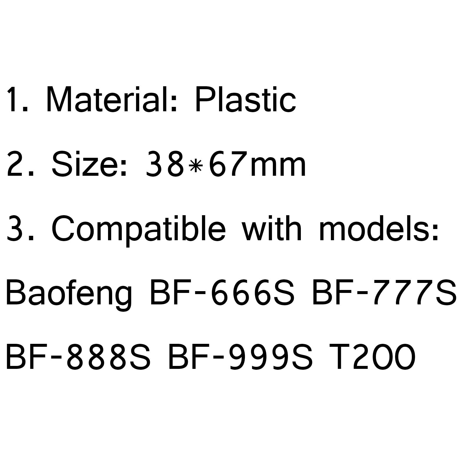 10x مشبك حزام البطارية لراديو Baofeng BF-666S BF-777S BF-888S BF-999S T200