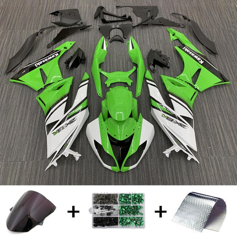 Kawasaki ZX6R 636 2009-2012 Fairing Kit Bodywork Plastic ABS