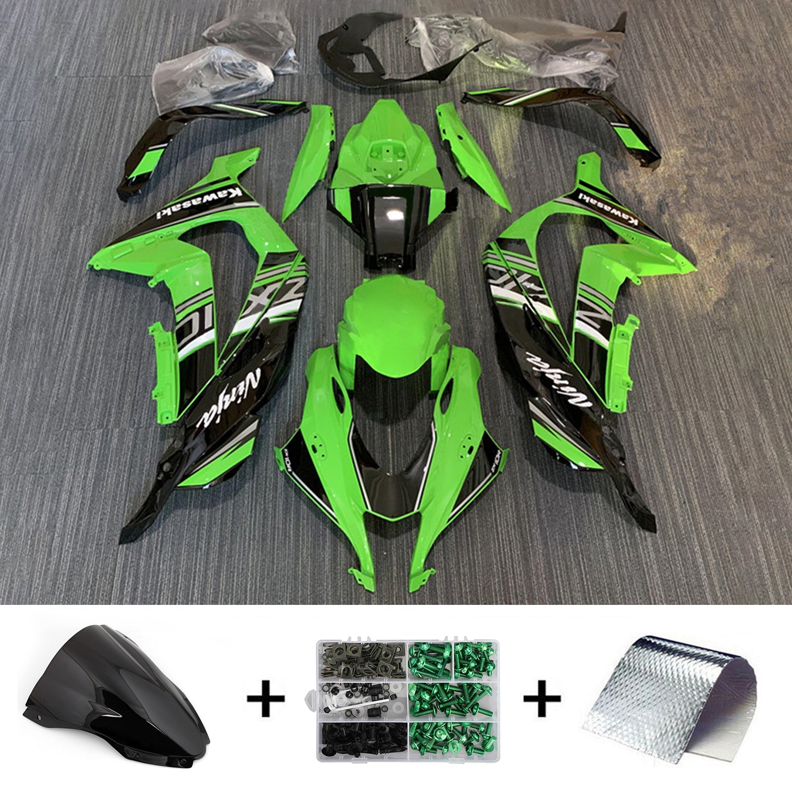 Kawasaki ZX10R 2016-2020 Fairing Kit Bodywork Plastic ABS