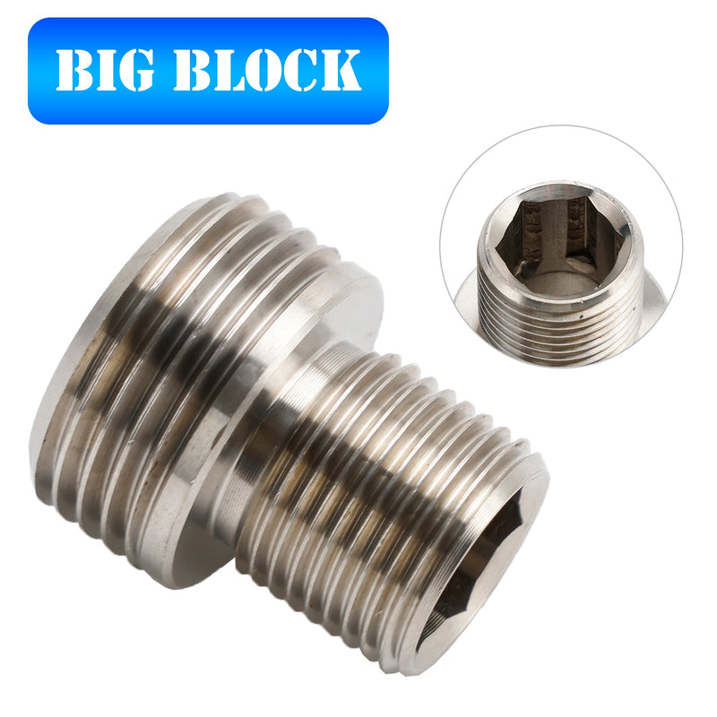 Adaptador de inserción de filtro de aceite Big Block BBF 429 460 385 serie 400M para Ford