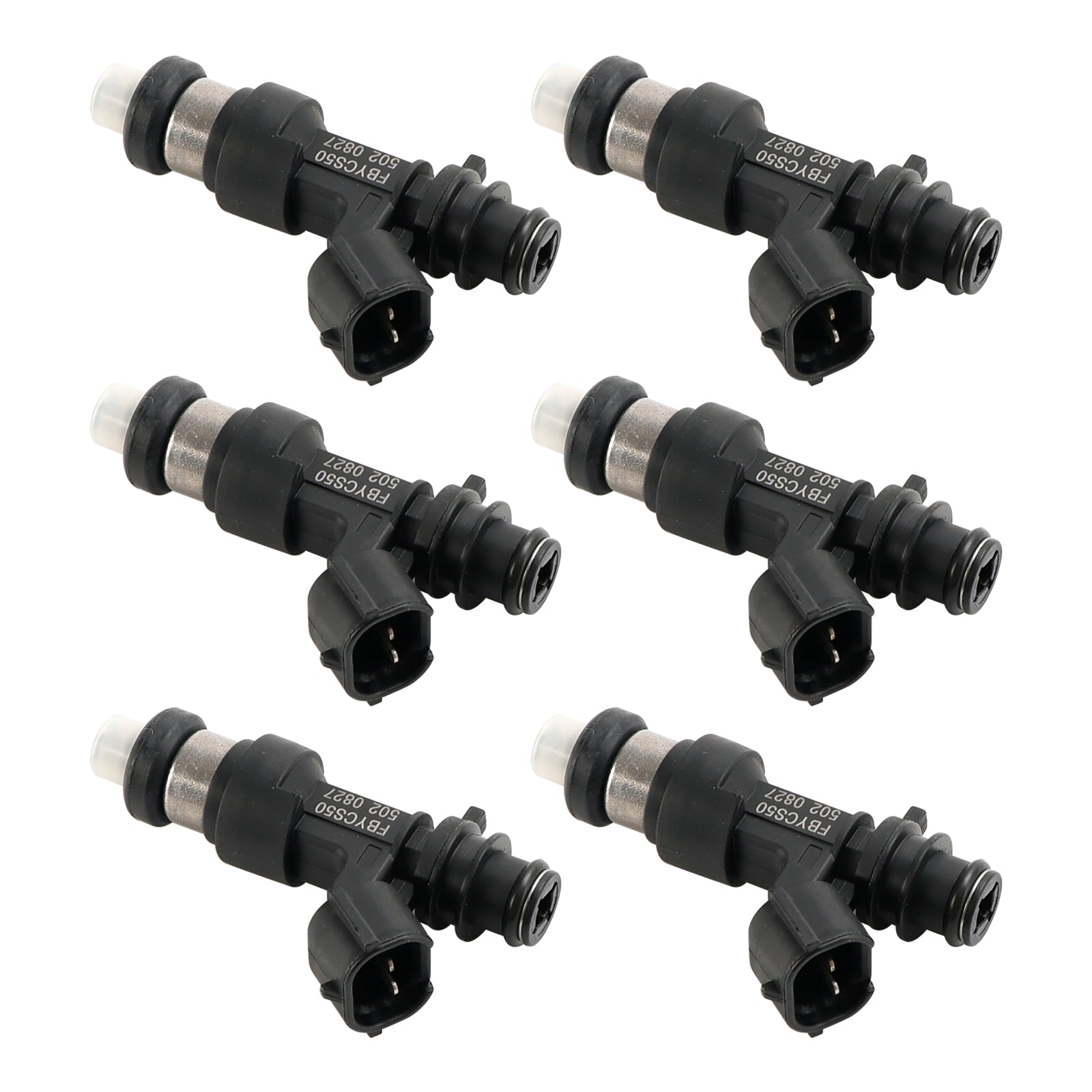 6PCS Fuel Injector 15710-66J00 Fit Suzuki Grand Vitara Base V6 2.7L FBYCS50