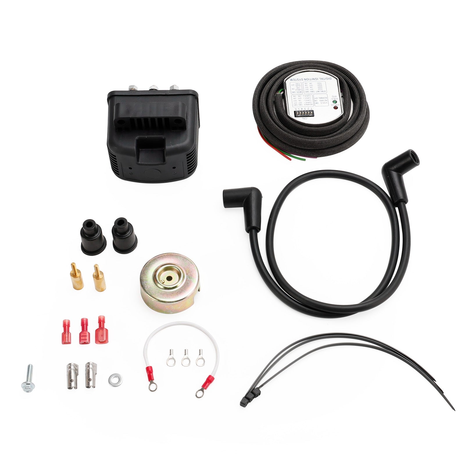 Kit de bobina de encendido programable de fuego único 53-660 para Harley Big Twin EVO y XL