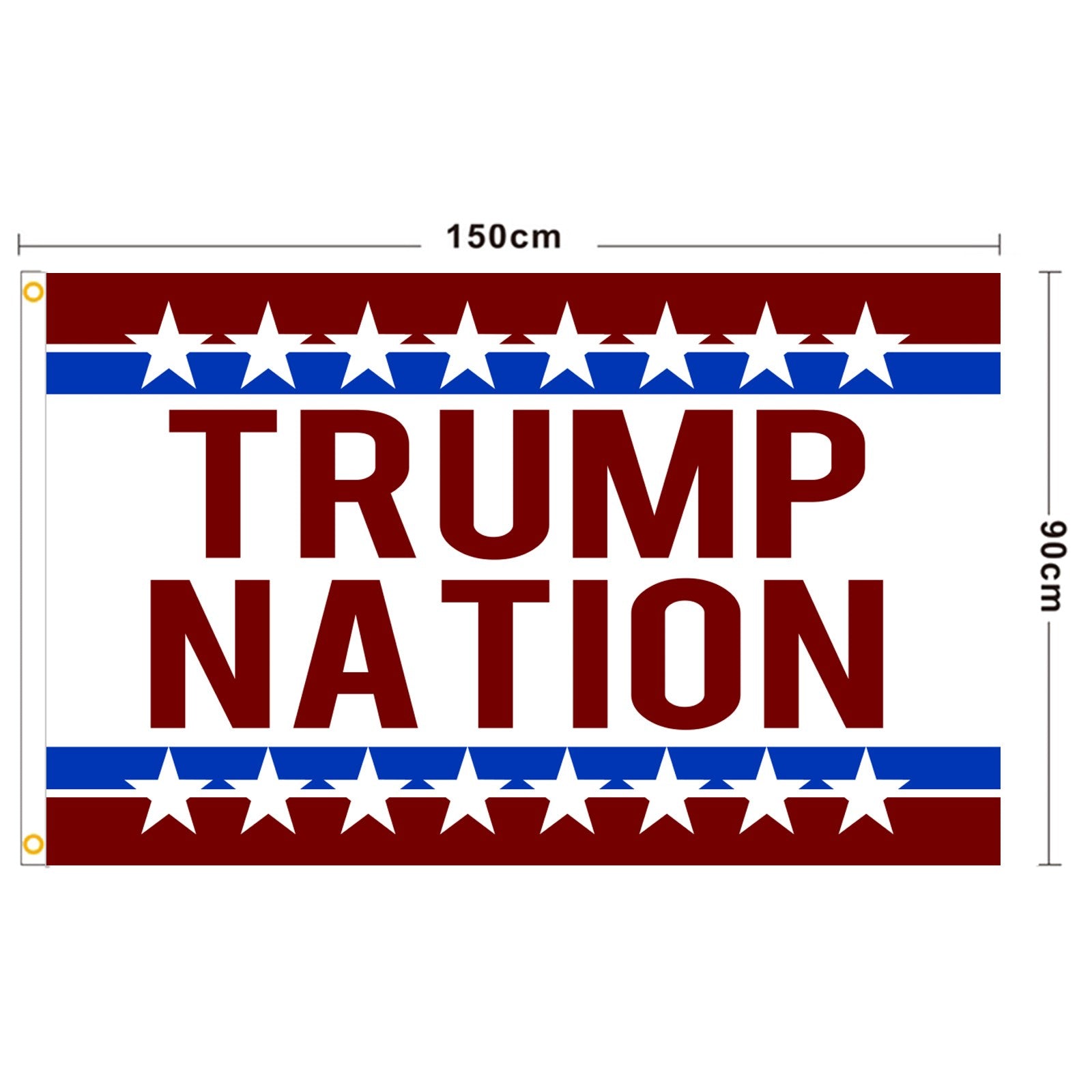 Presidente Donald Trump Nation 3x5 Ft Bandera Save America Again Bandera de jardín 