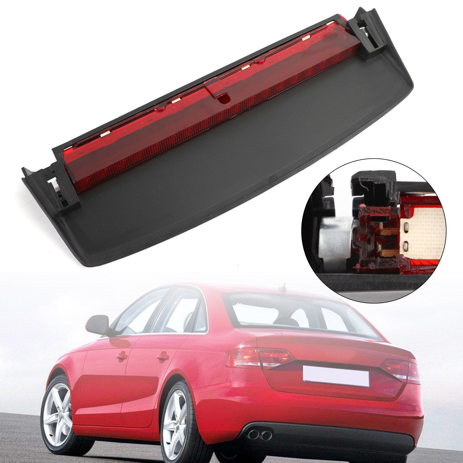 3 Brake Light Third Brake Light 8K5945097 For Audi A4 B8 Saloon 2008-2015