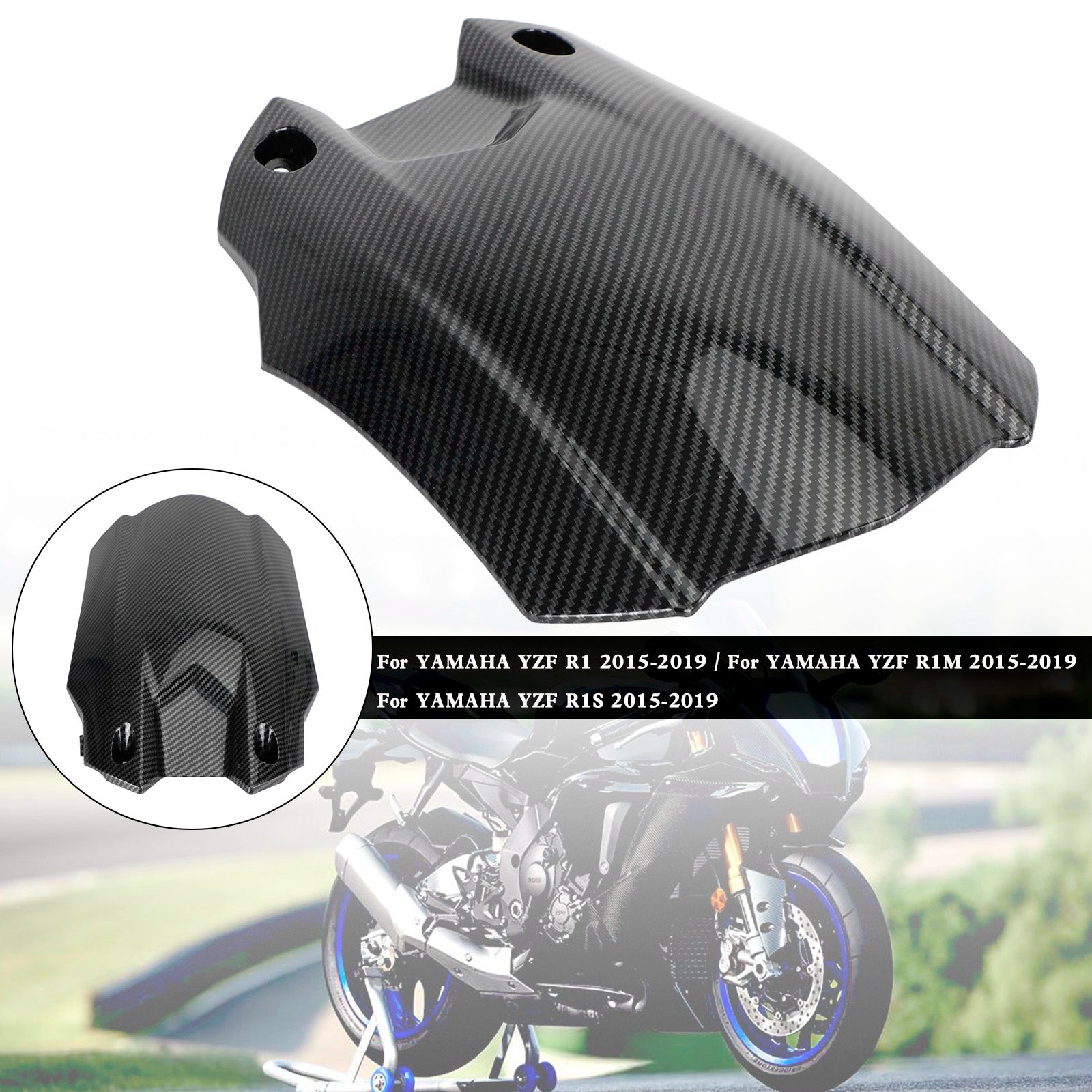 Rear Fender Mudguard Fairing Cowl For YAMAHA YZF-R1 YZF R1M R1S 2015-2019