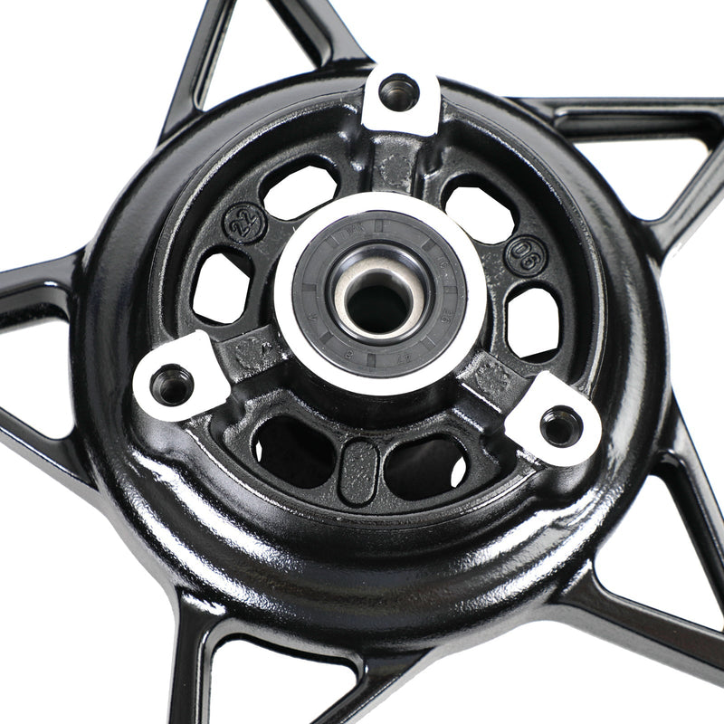 Black Rear Wheel Back Rim For Kawasaki Z400 EX400 Ninja 400 ABS 2018-2023 Generic