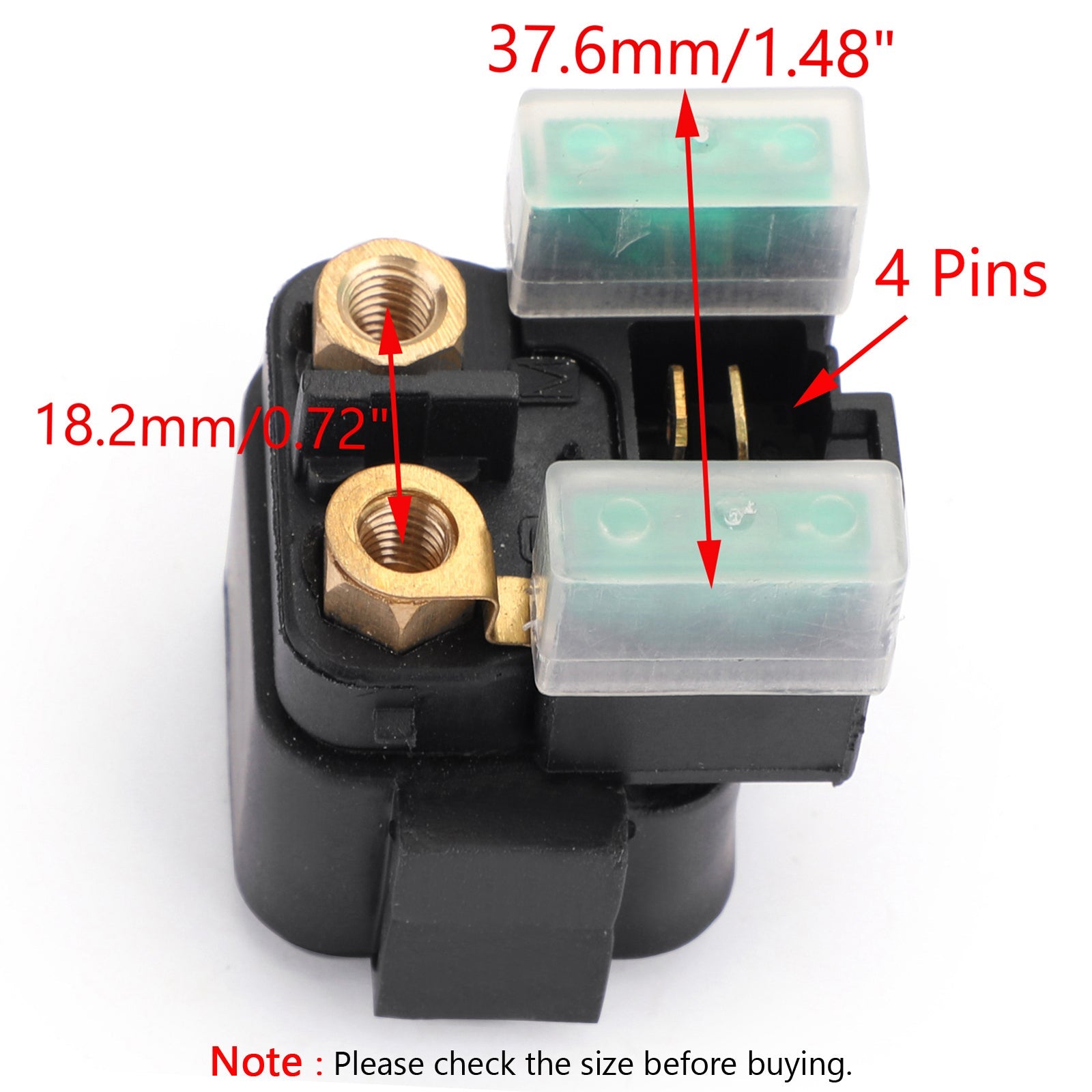 Interruptor de solenoide de relé de arranque 58211058000 para ATV 505 SX 450 EXC 250 SX-F 12-13 Interruptor de solenoide de relé de arranque 58211058000 compatible con 250 SX-F 12-17 450 EXC 640 LC4 Genérico