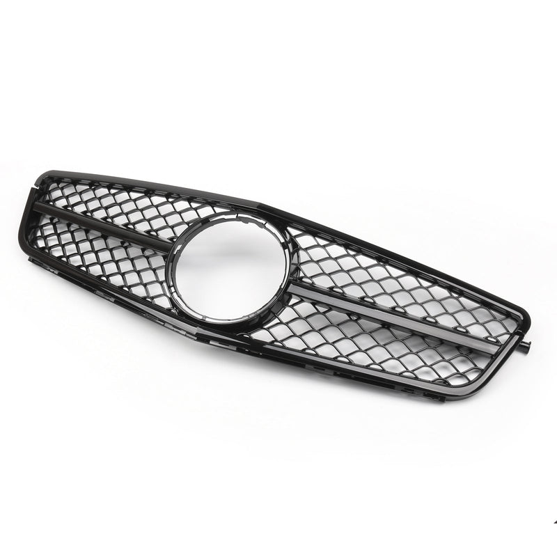 W204 C250 C350 08-13 Mercedes Benz AMG Style Gloss Black Grill Replacement Grille Generic