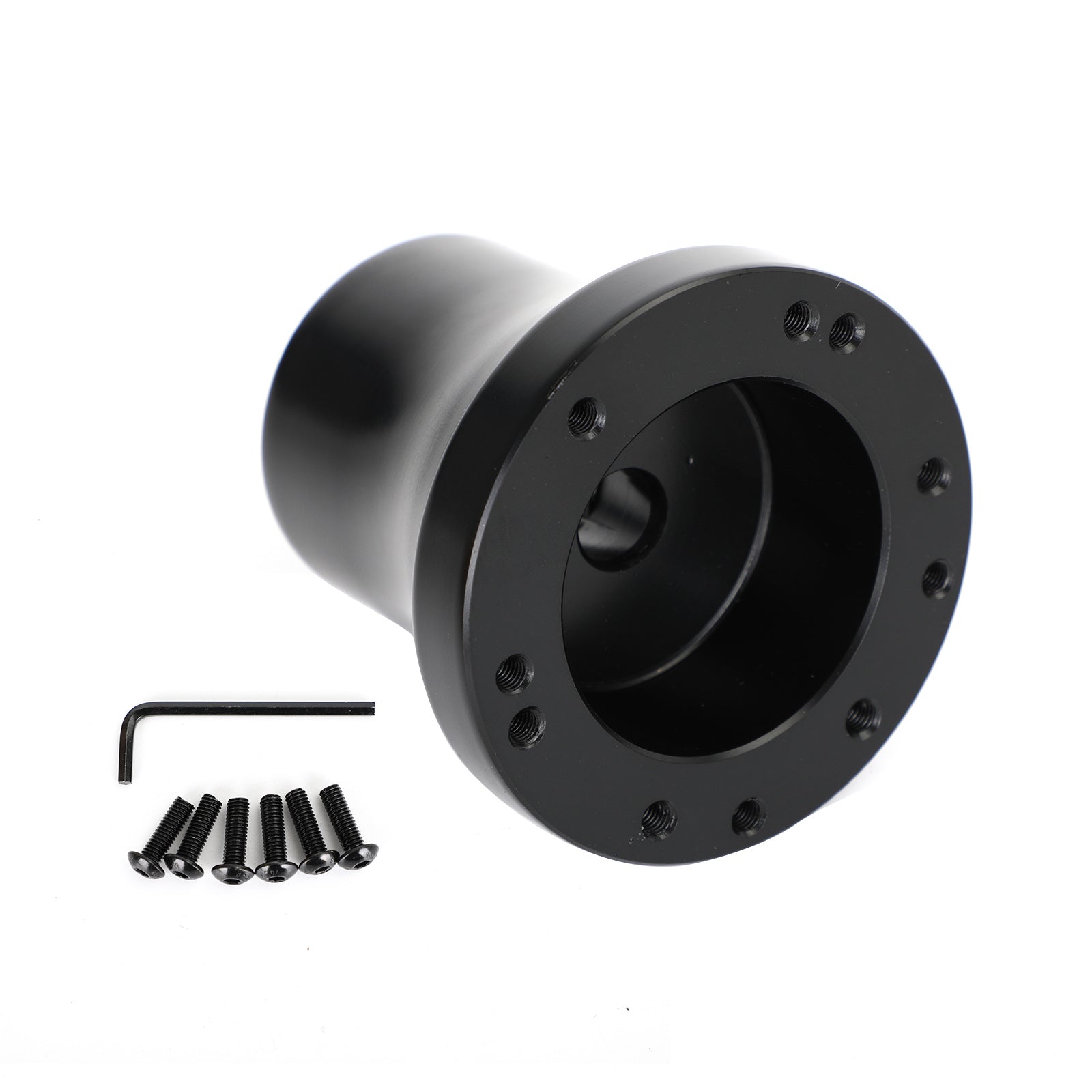 Golf Cart Aluminum Steering Wheel Adapter Hub fit for Club Car Precedent Black Generic