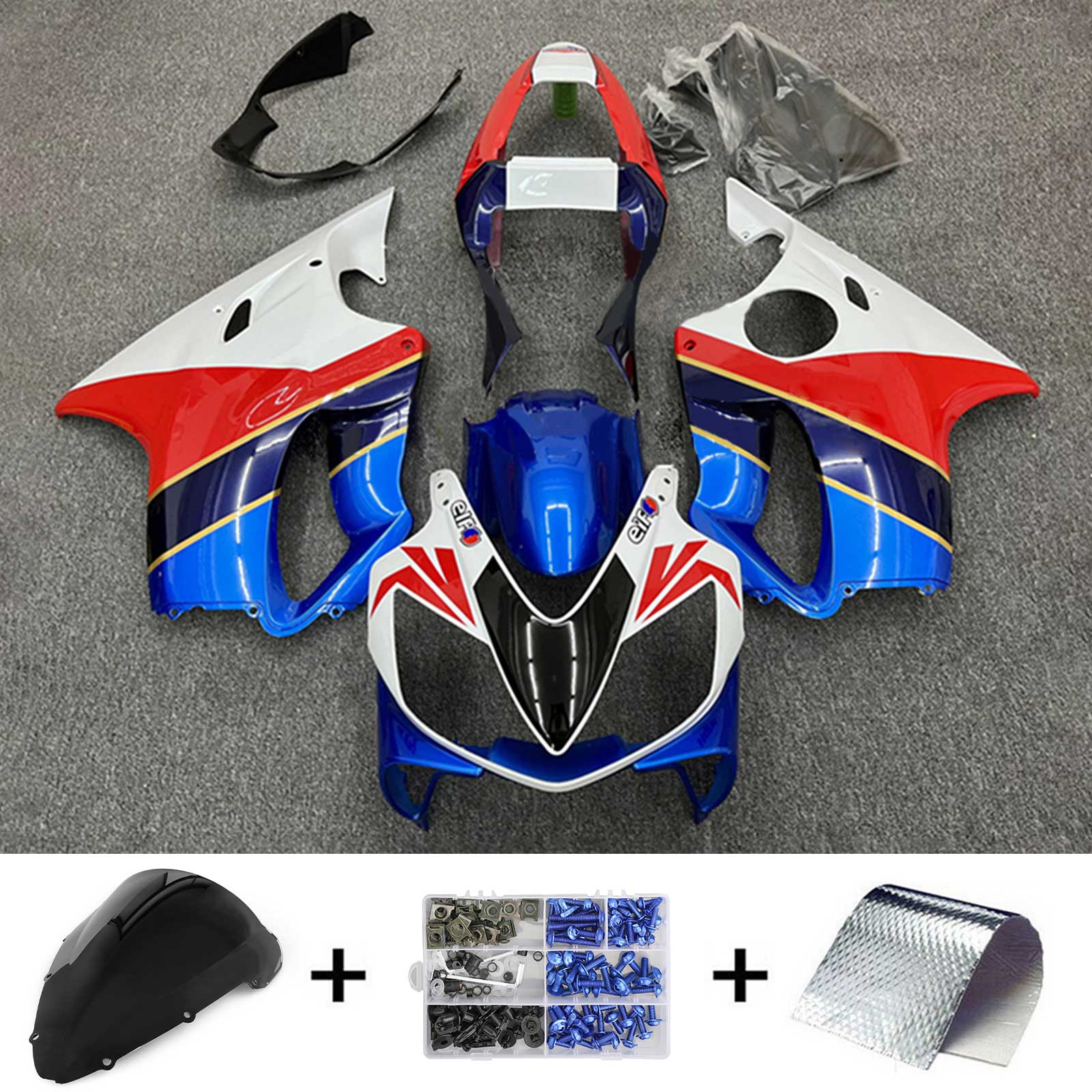 Honda CBR600 F4i 2001-2003 Fairing Kit Bodywork Plastic ABS