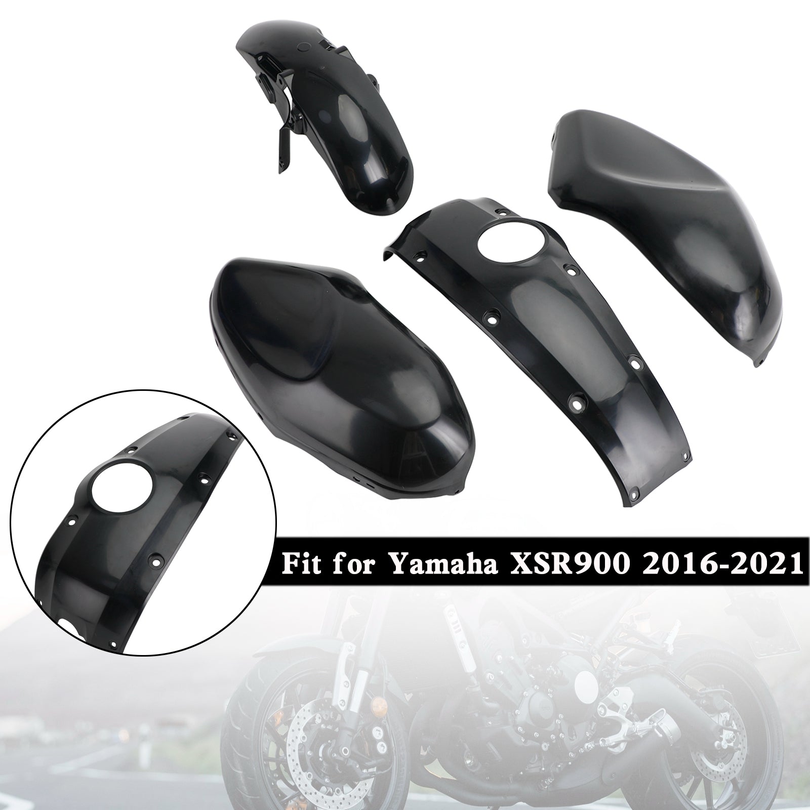 Bodywork Fairing Injection Molding Unpainted For Yamaha XSR900 2016-2021