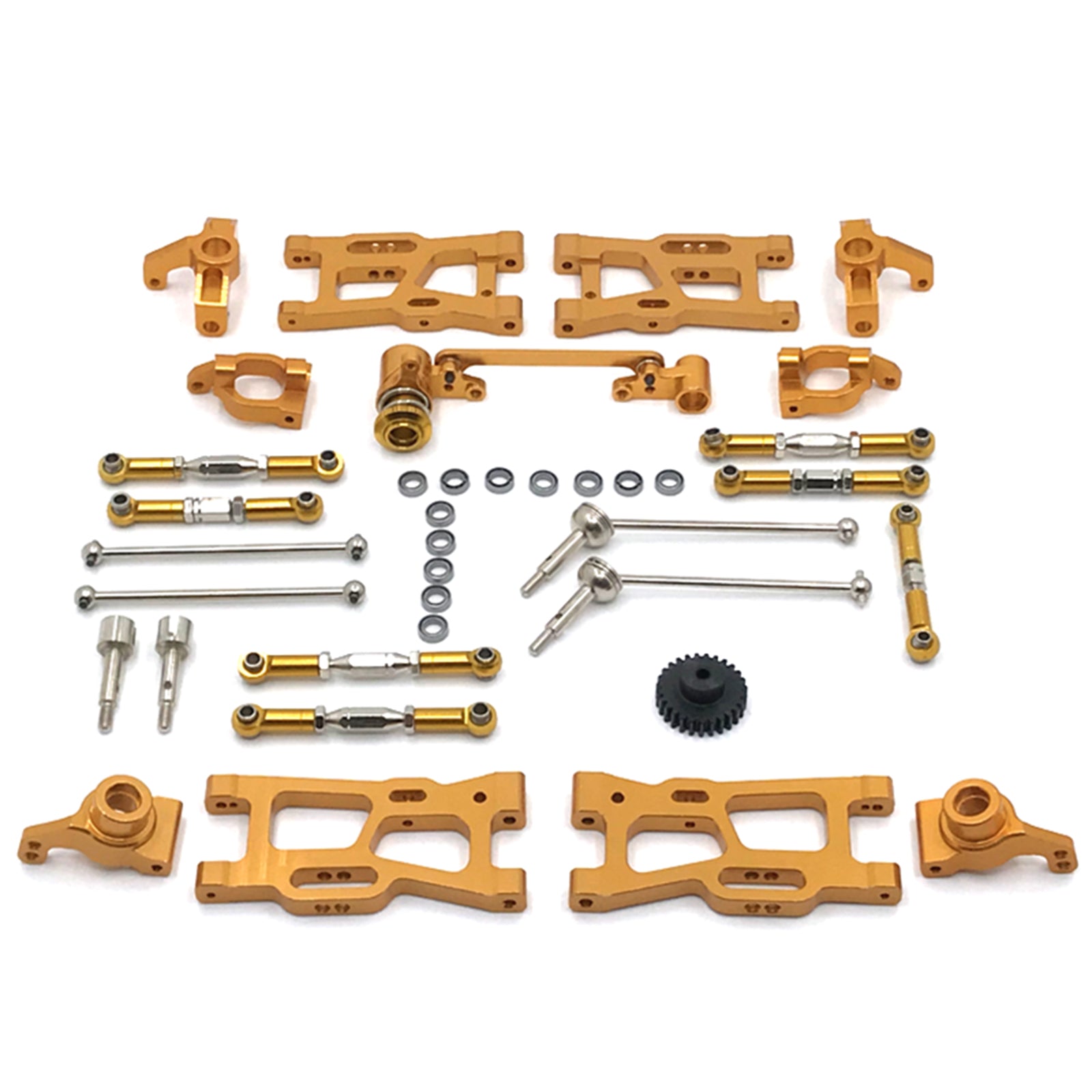 12Pcs Upgrades RC Parts Kit For Wltoys 144001 144002 124016 124017 124018 124019