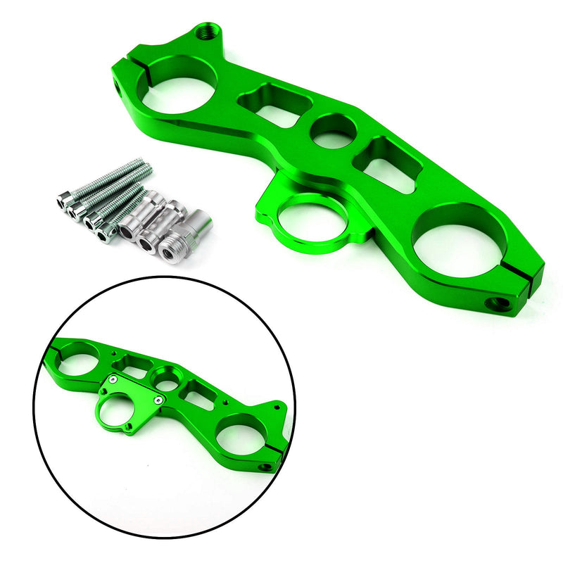 Lowering Triple Tree Front End Upper Top Clamp for Kawasaki Ninja ZX6R 09-12 Generic